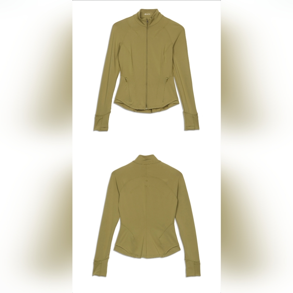 Lululemon Instill Jacket Bronze Green Size 12 NWT still in mailer!